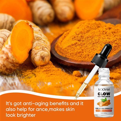 אנטי - סרום כורכום זוהר מזדקן